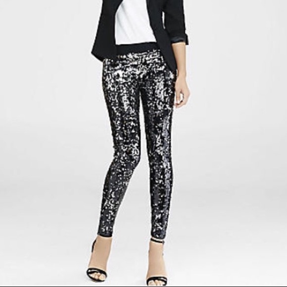 🖤Velvet sequin pants🖤 - Picture 1 of 8